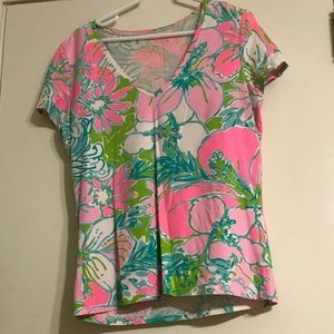 Lilly Pulitzer floral shirt